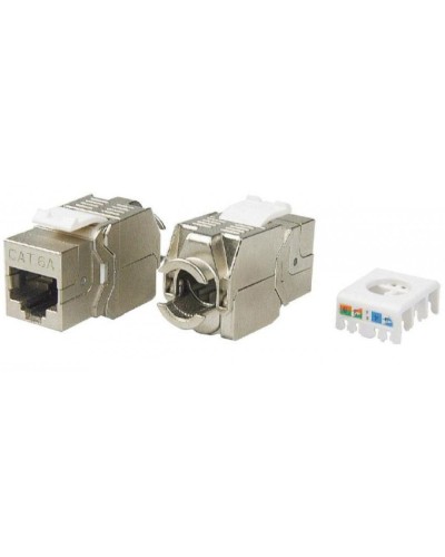 KJ8-8P8C-C6A-180-TLS-SH-F-WH. Вставка Keystone Jack RJ-45. Hyperline в Благовещенске