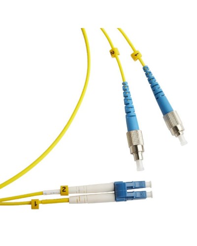 FC-D2-9-FC/UR-LC/UR-H-2M-LSZH-YL. Патч-корд волоконно-оптический FC/UPC-LC/UPC. Hyperline в Благовещенске