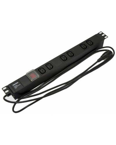 SHE19-6IEC-S-2.5IEC. Блок розеток 19. Hyperline в Благовещенске