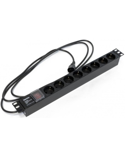 SHE19-8SH-S-2.5IEC. Блок розеток 19. Hyperline в Благовещенске