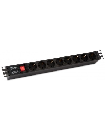 SHE19-8SH-S-IEC. Блок розеток 19. Hyperline в Благовещенске