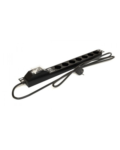 SHE19-7SH-BF-2.5EU. Блок розеток 19. Hyperline в Благовещенске