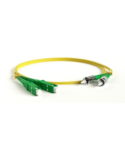 FC-D2-9-SC/AR-ST/AR-H-1M-LSZH-YL. Патч-корд волоконно-оптический ST-SC. Hyperline в Благовещенске