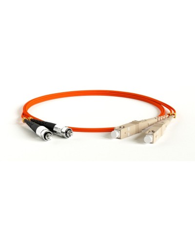 FC-D2-50-FC/PR-SC/PR-H-1M-LSZH-OR. Патч-корд волоконно-оптический SC-FC. Hyperline в Благовещенске
