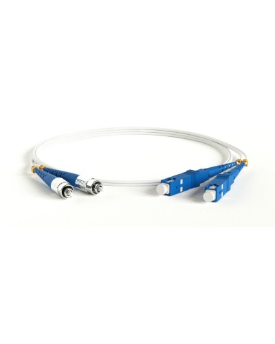 FC-D2-9A1-FC/UR-SC/UR-H-1M-LSZH-WH. Патч-корд волоконно-оптический SC-FC. Hyperline в Благовещенске