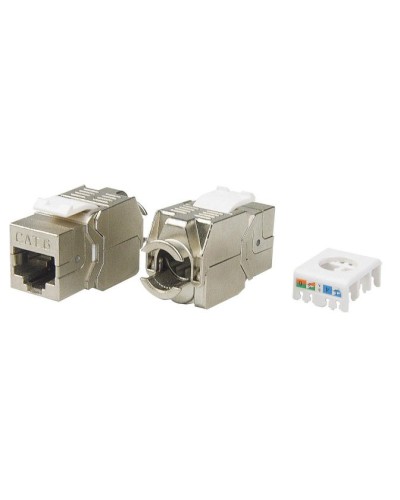 KJ8-8P8C-C6-180-TLS-SH-F-WH. Вставка Keystone Jack RJ-45. Hyperline в Благовещенске