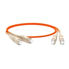 FC-D2-50-SC/PR-SC/PR-H-2M-LSZH-OR. Патч-корд волоконно-оптический SC-SC. Hyperline