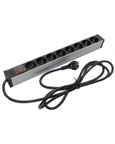 SHZ19-8SH-S-2.5EU. Блок розеток 19. Hyperline в Благовещенске