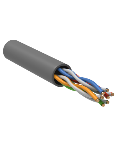 GENERICA U/UTP 5E 24AWG 4PR PVC серый (BC1-C5E04-111-100-R-G). Кабель «витая пара» (LAN) для структурированных систем связи. IEK в Благовещенске