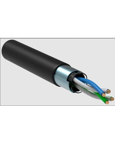 GENERICA F/UTP 5E 24AWG 2PR LDPE 1м черный 305м (BC3-C5E02-339-305-R-G). Кабель «витая пара» (LAN) для структурированных систем связи. IEK в Благовещенске