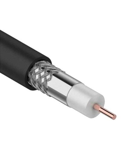 GENERICA RG59 CCS 75Ом FPE PVC белый (CC1-R5F1-111-100-G). Кабель коаксиальный омедненный. IEK в Благовещенске