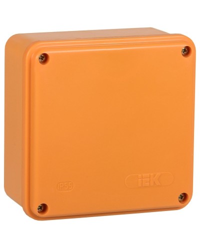 Коробка распаячная огнестойкая ПС 100х100х50 6P 6мм² IP44 гладкие стенки (UKF20-100-100-050-6-6-09). Коробка распаячная огнестойкая безгалогенная (HF). IEK в Благовещенске