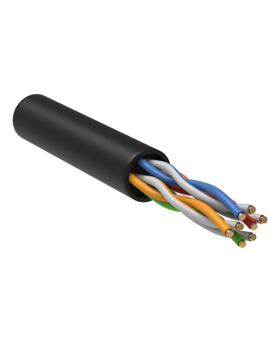 GENERICA U/UTP кат.5E 24AWG 4 пары LDPE черный (BC3-C5E04-139-305-R-G). Кабель «витая пара» (LAN) для структурированных систем связи. IEK в Благовещенске
