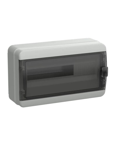 Корпус пластиковый КМПн-18 IP65 TEKFOR (TF5-KP72-N-18-65-K03-K02). Корпус модульный пластиковый черная прозрачная дверь. IEK в Благовещенске