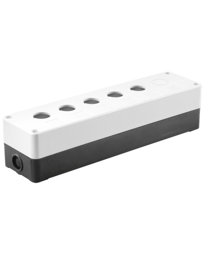 Корпус КП105(6) для кнопок 5(6) мест белый (BKP10-6-K01). Корпус для кнопочных постов. IEK в Благовещенске