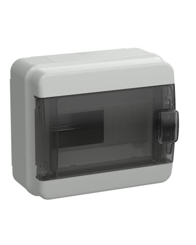 Корпус пластиковый КМПн-8 IP65 TEKFOR (TF5-KP72-N-08-65-K03-K02). Корпус модульный пластиковый черная прозрачная дверь. IEK в Благовещенске