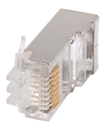 GENERICA Разъём RJ-45 FTP для кабеля кат. 5Е (20 шт) (CS3-1C5EF-G). Разъем RJ-45. IEK в Благовещенске