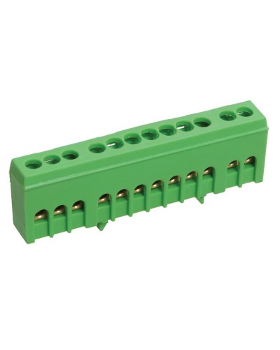Шина PE земля ШНИ-6х9-10-К-З (YNN10-69-10KD-K06). Шина в корпусном изоляторе на DIN-рейку. IEK в Благовещенске