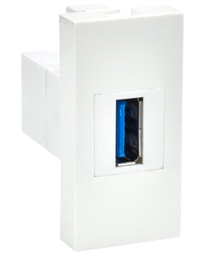Розетка USB A 3.0 PRIMER РКЮ-10-00-П белый IEK (PR-KK40D-RU-0-1-A3-K01). Розетка USB. IEK в Благовещенске