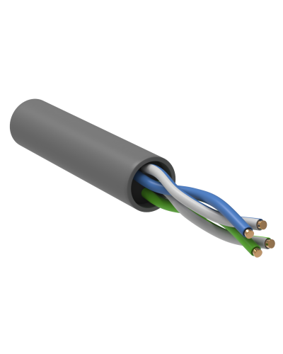 GENERICA U/UTP 5E 24AWG 2PR PVC серый (BC1-C5E02-111-100-R-G). Кабель «витая пара» (LAN) для структурированных систем связи. IEK в Благовещенске