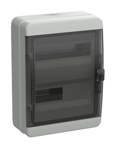 Корпус пластиковый КМПн-24 IP65 TEKFOR (TF5-KP72-N-24-65-K03-K02). Корпус модульный пластиковый черная прозрачная дверь. IEK в Благовещенске