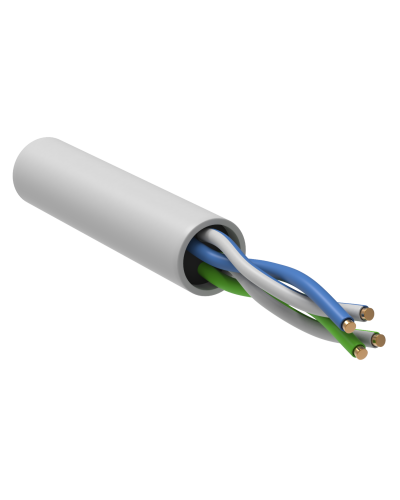 GENERICA U/UTP кат. 5E 24AWG 2 пары LSZH INDOOR белый (BC1-C5E02-128-305-G). Кабель «витая пара» (LAN) для структурированных систем связи. IEK в Благовещенске