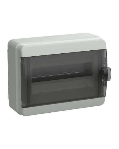 Корпус пластиковый КМПн-12 IP65 TEKFOR (TF5-KP72-N-12-65-K03-K02). Корпус модульный пластиковый черная прозрачная дверь. IEK в Благовещенске