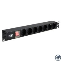 PH12-7D3. Блок розеток 19”. ITK