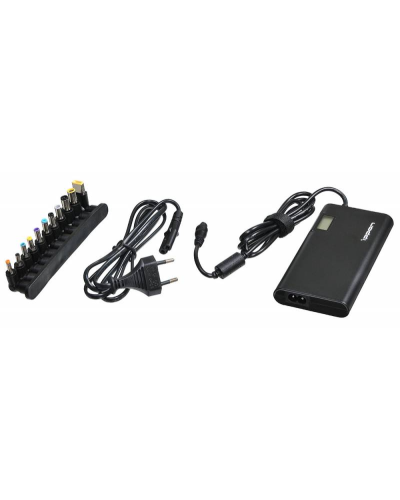 Блок питания Ippon SD90U автоматический 90W 15V-19.5V 11-connectors 4.5A 1xUSB 2.1A, LCD индикатор (705053). Блок питания. Ippon в Благовещенске