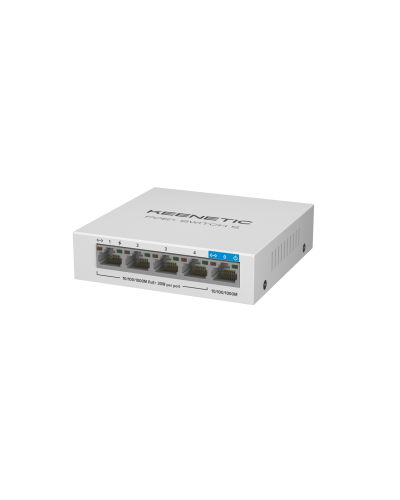 Keenetic KN-4610 (L2) 5х1Гбит/с 4PoE+ 60W. Коммутатор с PoE. KEENETIC в Благовещенске