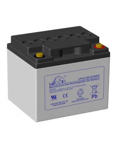 LEOCH LPG 12-38. Аккумулятор герметичный свинцово-кислотный. LEOCH в Благовещенске