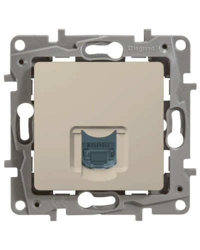 Розетка 5e, UTP, 1хRJ45, ETIKA, слоновая кость (672341). Розетка. LegranD в Благовещенске