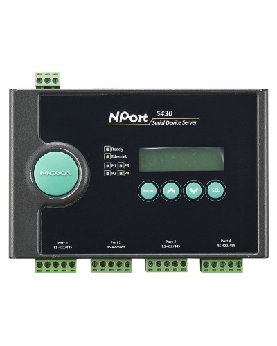 NPort 5430. 4-портовый асинхронный сервер. MOXA в Благовещенске
