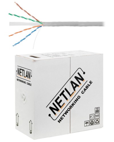 U/UTP 4pair, Cat6, Solid, In, PVC (EC-UU004-6-PVC-GY). Кабель «витая пара» (LAN) для структурированных систем связи. NETLAN в Благовещенске