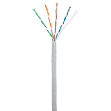U/UTP 4pair, Cat5e, In, PVC (CCA-UU004-5E-PVC-GY). Кабель «витая пара» (LAN) для структурированных систем связи. NETLAN