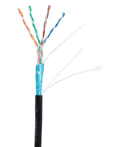 F/UTP 4pair, Cat5e, Out, PE (EC-UF004-5E-PE-BK-1). Кабель «витая пара» (LAN) для структурированных систем связи. NETLAN в Благовещенске