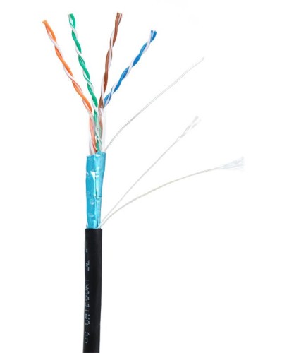 F/UTP 4pair, Cat5е, Out, PE (EC-UF004-5E-PE-BK). Кабель «витая пара» (LAN) для структурированных систем связи. NETLAN в Благовещенске