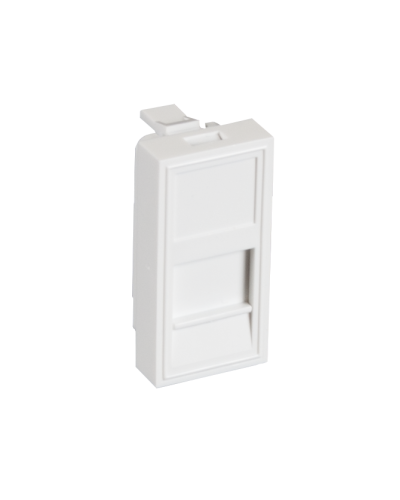 EC-IMH-1-WT-10 (10шт). Вставка 45x45 (Mosaic) для 1 модуля Keystone Jack. NETLAN в Благовещенске