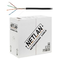 U/UTP 4pair, Cat5e, Out, PE, CCA (CCA-UU004-5E-PE-BK) . Кабель «витая пара» (LAN) для структурированных систем связи. NETLAN