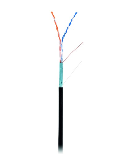 F/UTP 2pair, Cat5, Out, PE (EC-UF002-5-PE-BK). Кабель «витая пара» (LAN) для структурированных систем связи. NETLAN в Благовещенске