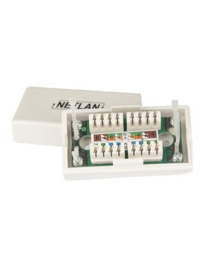 EC-UCB-IDC-UD2-WT-10 (10 шт). Проходной соединитель. NETLAN в Благовещенске