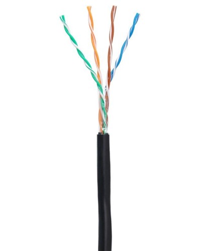 U/UTP 4pair, Cat5е, Out, PE (EC-UU004-5E-PE-BK). Кабель «витая пара» (LAN) для структурированных систем связи. NETLAN в Благовещенске
