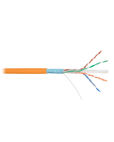 F/UTP 4pair, Cat6, Solid, In, PVC (NKL 9240C-OR). Кабель «витая пара» (LAN) для структурированных систем связи. NIKOLAN в Благовещенске