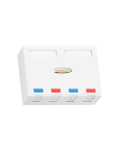 NMC-MB4P-ST-WT. Корпус настенной розетки. NIKOMAX в Благовещенске