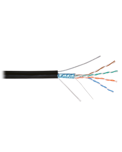 F/UTP 4pair, Cat5e, Solid, Out, SW, PVC (NMC 4905B-BK). Кабель «витая пара» (LAN) для структурированных систем связи. NIKOMAX в Благовещенске
