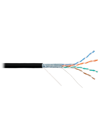 F/UTP 4pair, Cat5e, Solid, In/Out, нг(А)-HF (NMC 9200C-BK). Кабель «витая пара» (LAN) для структурированных систем связи. NIKOMAX в Благовещенске