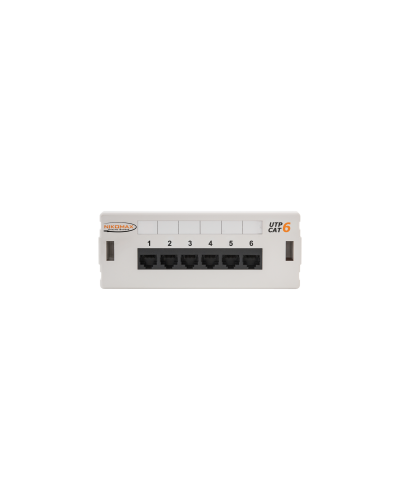 NMC-WP06UE2-GY. Патч-панель настенная 6 портов, Кат.6. NIKOMAX в Благовещенске