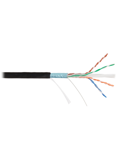F/UTP 4pair, Cat6a, Solid, In/Out, нг(А)-HF (NMC 4255C-BK). Кабель «витая пара» (LAN) для структурированных систем связи. NIKOMAX в Благовещенске