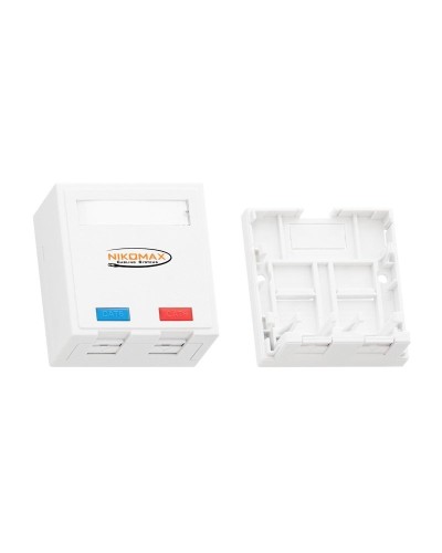 NMC-MB2P-ST-WT. Корпус настенной розетки. NIKOMAX в Благовещенске