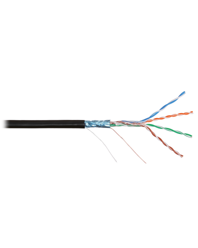 F/UTP 4pair, Cat5e, Solid, In/Out, нг(А)-HF (NMC 4200C-BK). Кабель «витая пара» (LAN) для структурированных систем связи. NIKOMAX в Благовещенске